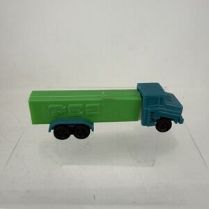 Vintage PEZ Truck Green & Blue No feet -  Made in Slovenia